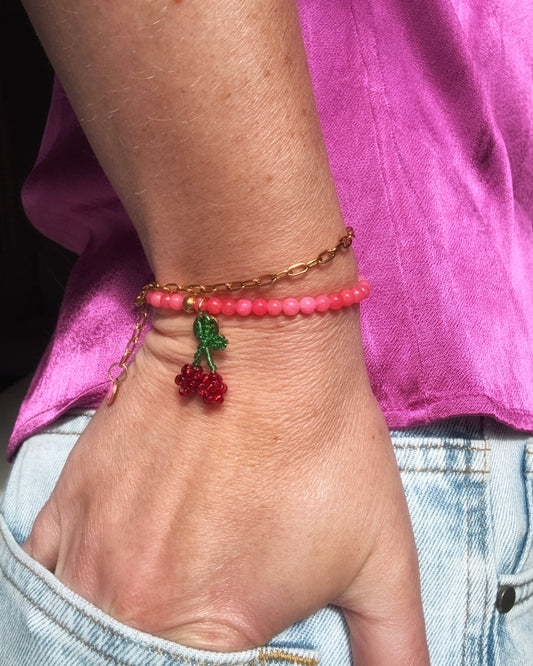 ESSENTIAL LINK ARMBAND GOUD