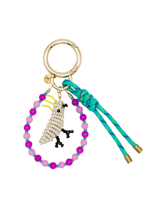 GEELKUIF KAKETOE BAG CHARM LILO