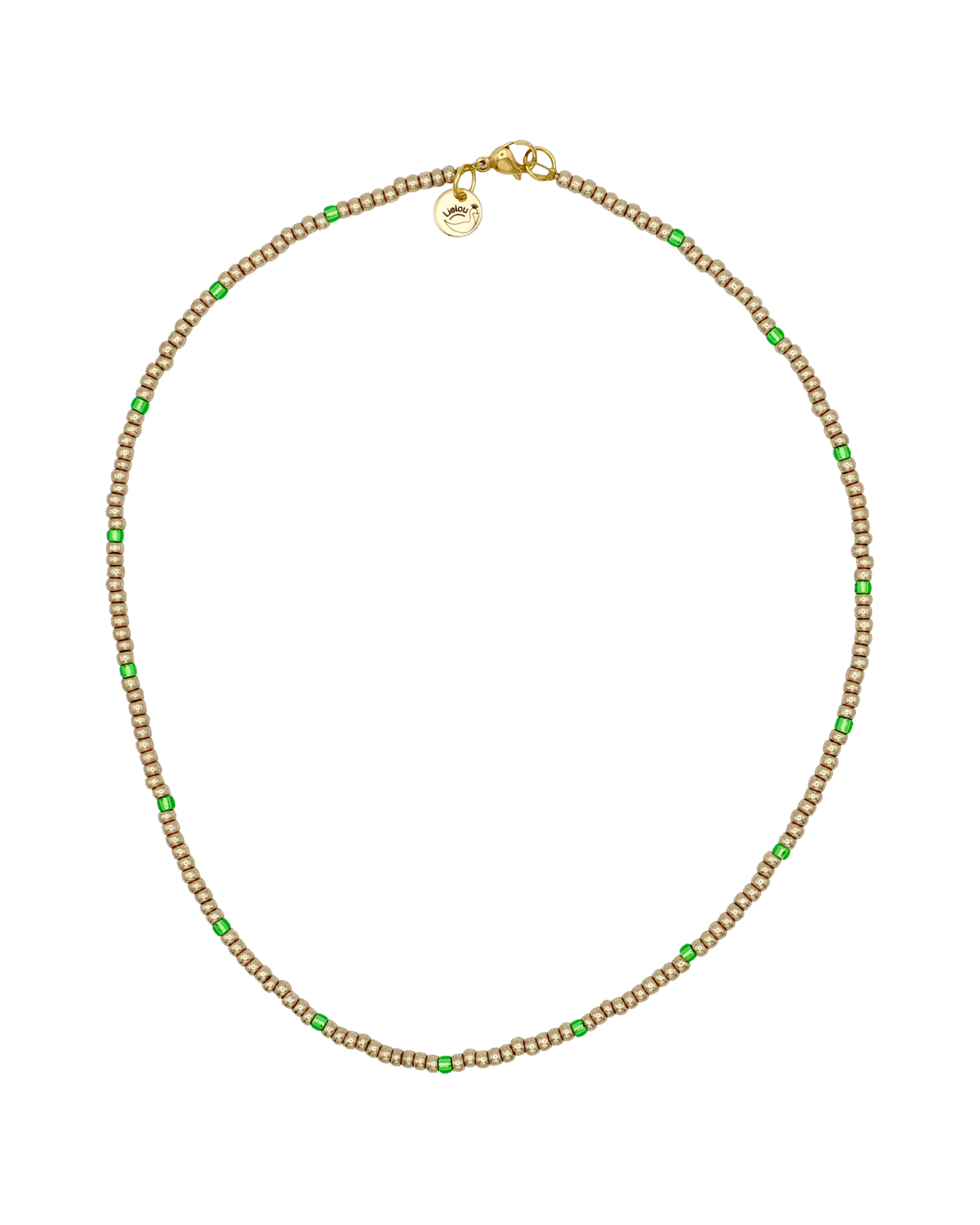 GOUD/GROENE MIYUKI KETTING