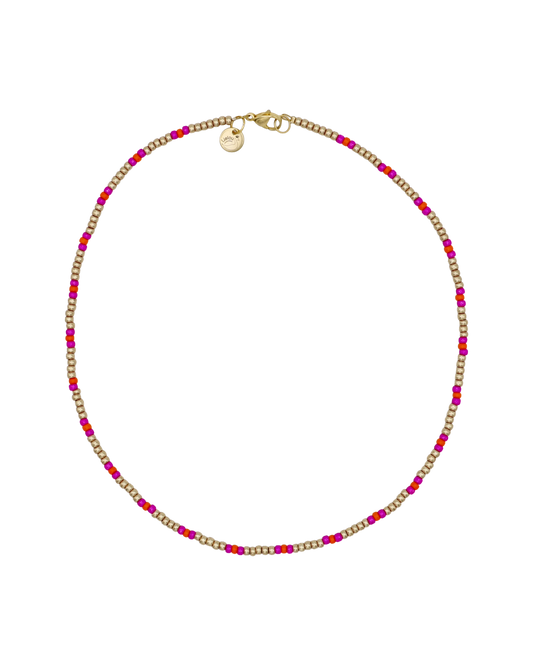 GOUD/ROZE/ORANJE MIYUKI KETTING