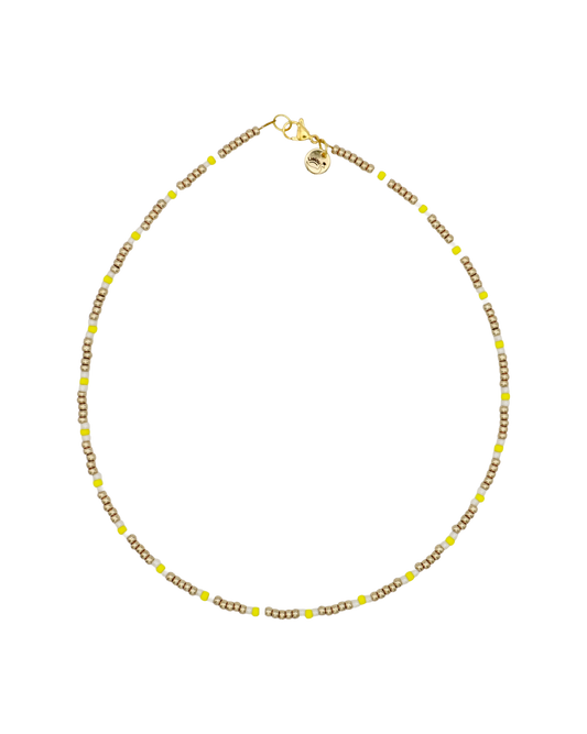 GOUD/WIT/GEEL MIYUKI KETTING