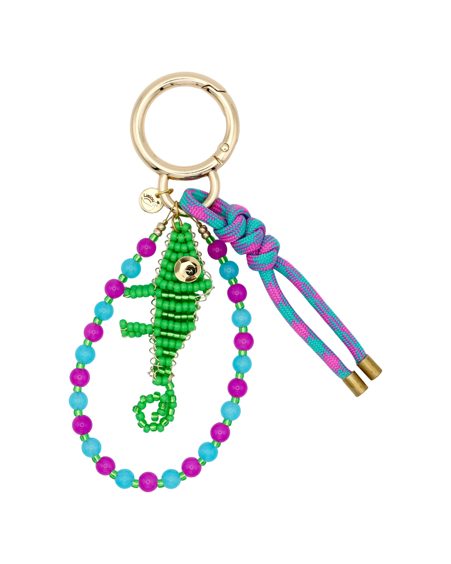 GROENE KAMELEON BAG CHARM CAMI