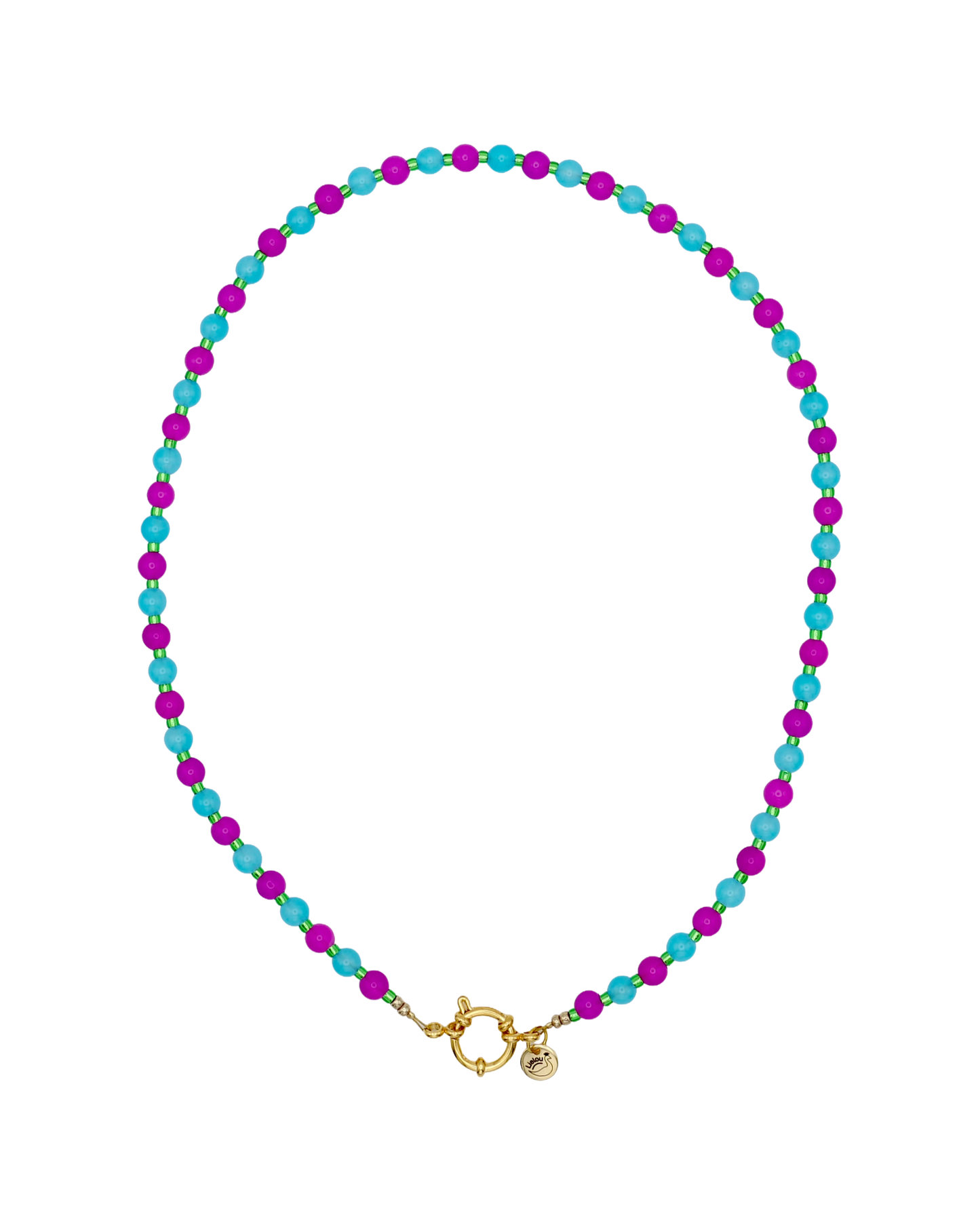 PAARS/BLAUWE KETTING CAMI