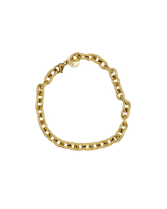 BOLD LINK ARMBAND GOUD