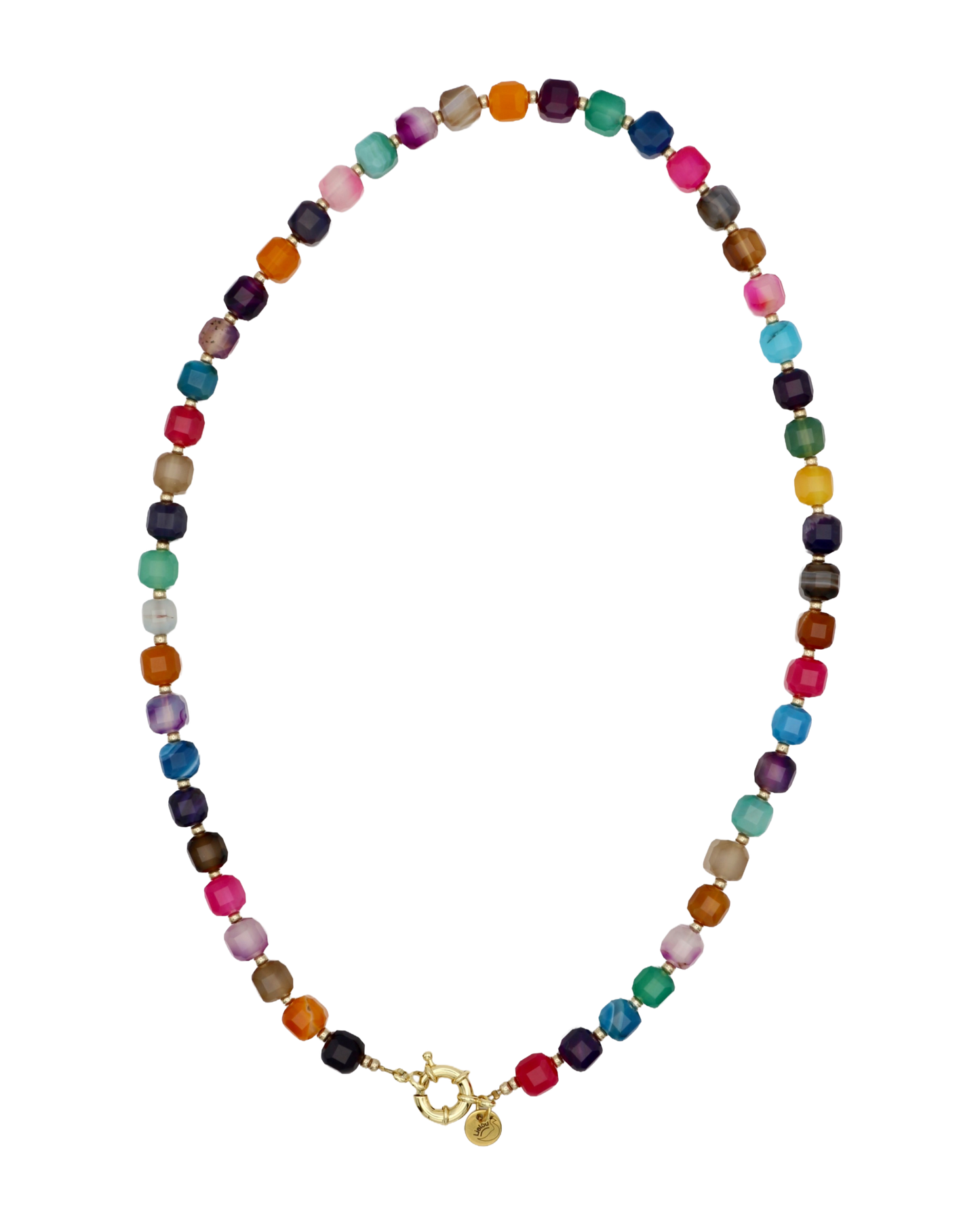 BUNDEL - CANDY MIX NATUURSTEEN KETTING + ARMBAND