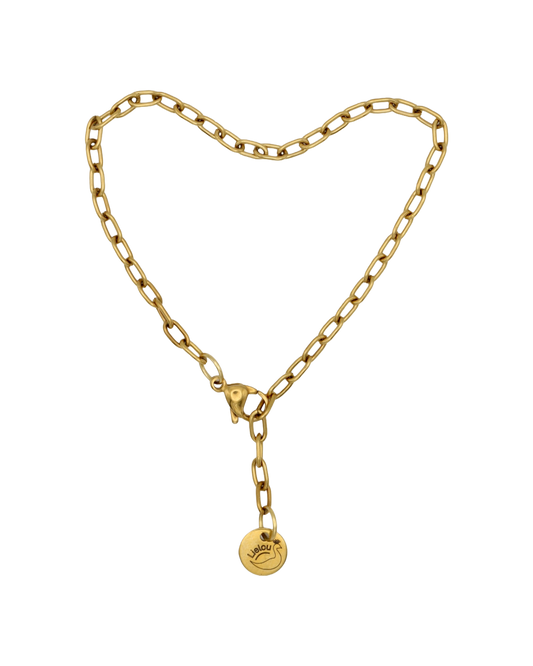 ESSENTIAL LINK ARMBAND GOUD