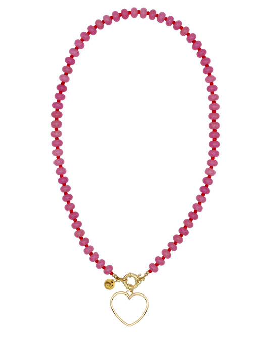 GOUDEN HAPPY HEARTS KETTING