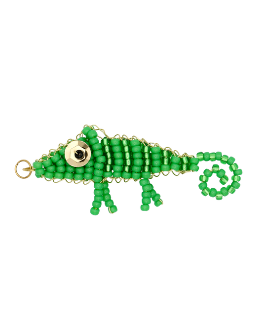 GROENE KAMELEON BAG CHARM CAMI