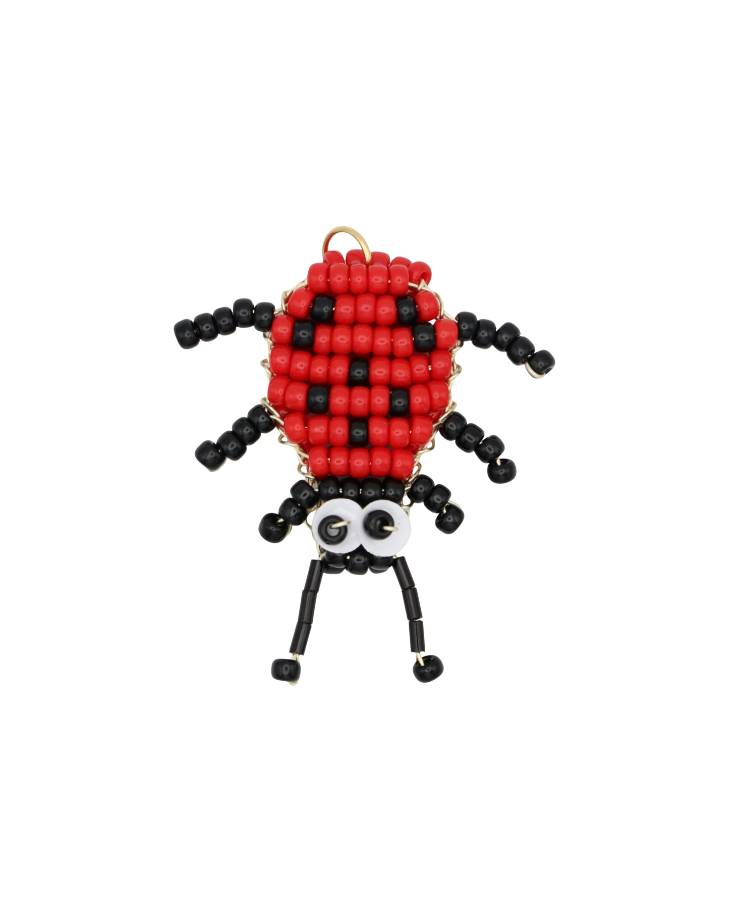 BUNDLE - RED/ORANGE NECKLACE RED LADYBUG LINA + LITTLE LINA