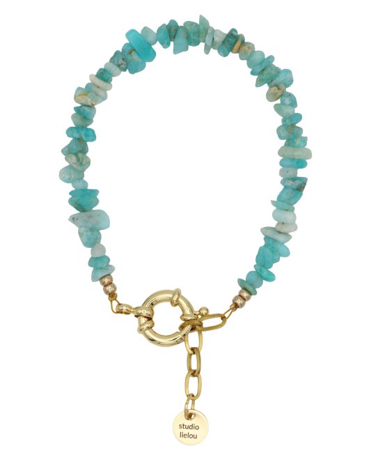 MERMAID BEADS ARMBAND BLAUW