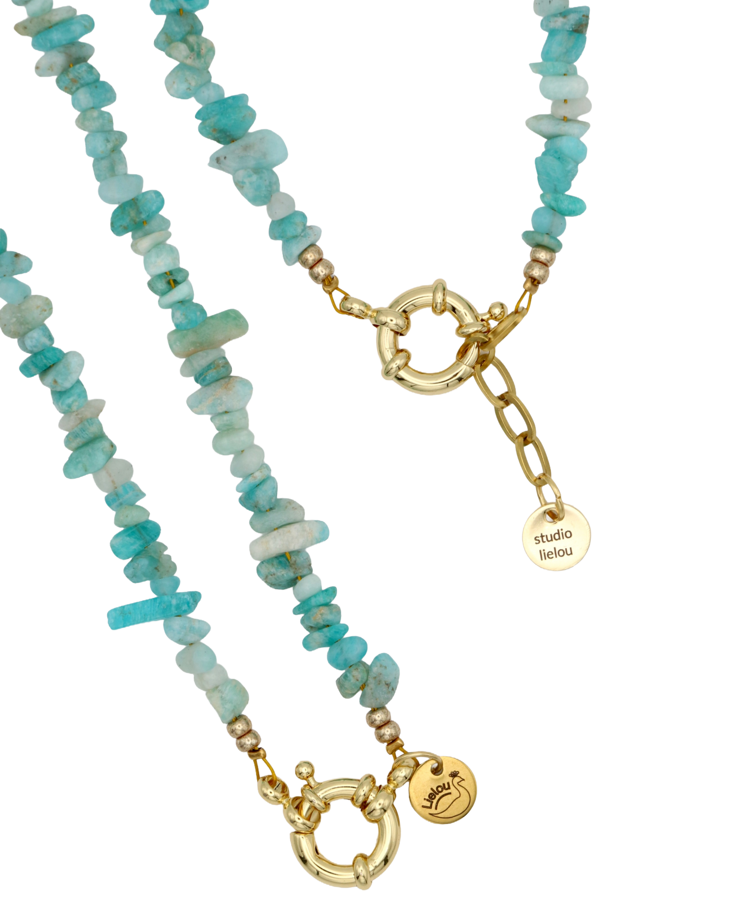 MERMAID BEADS KETTING BLAUW