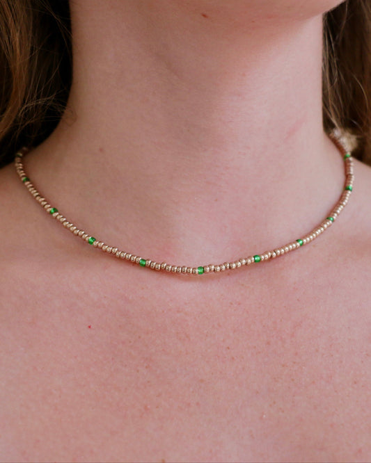 GOUD/GROENE MIYUKI KETTING