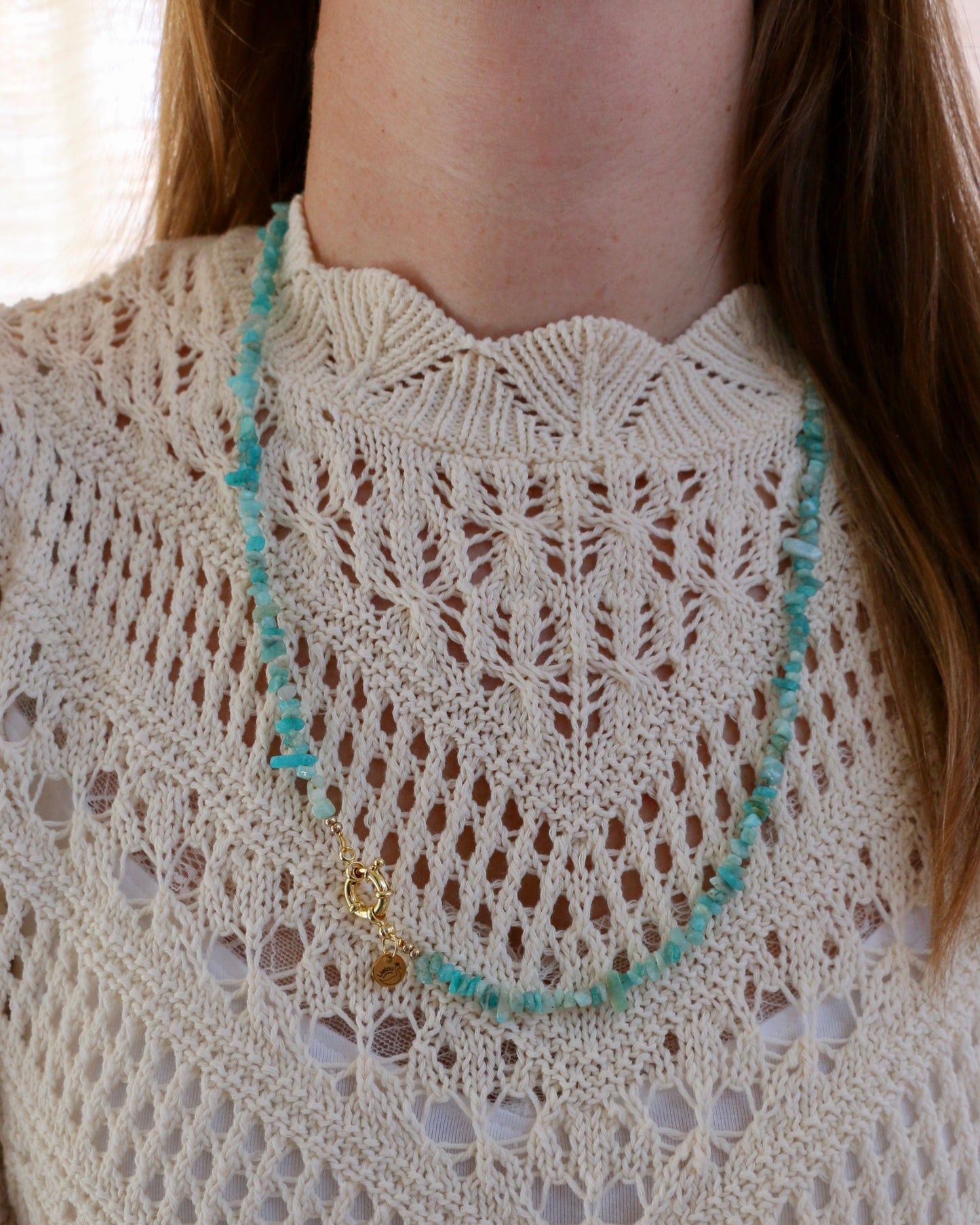 MERMAID BEADS KETTING BLAUW