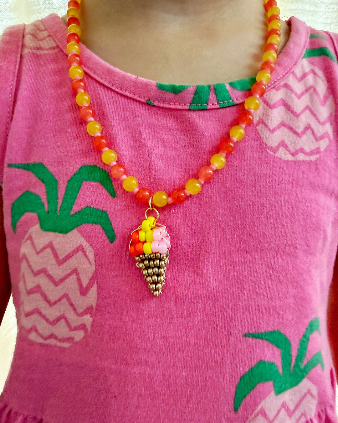 KIDS - SUNNY SCOOP ICE CREAM NECKLACE