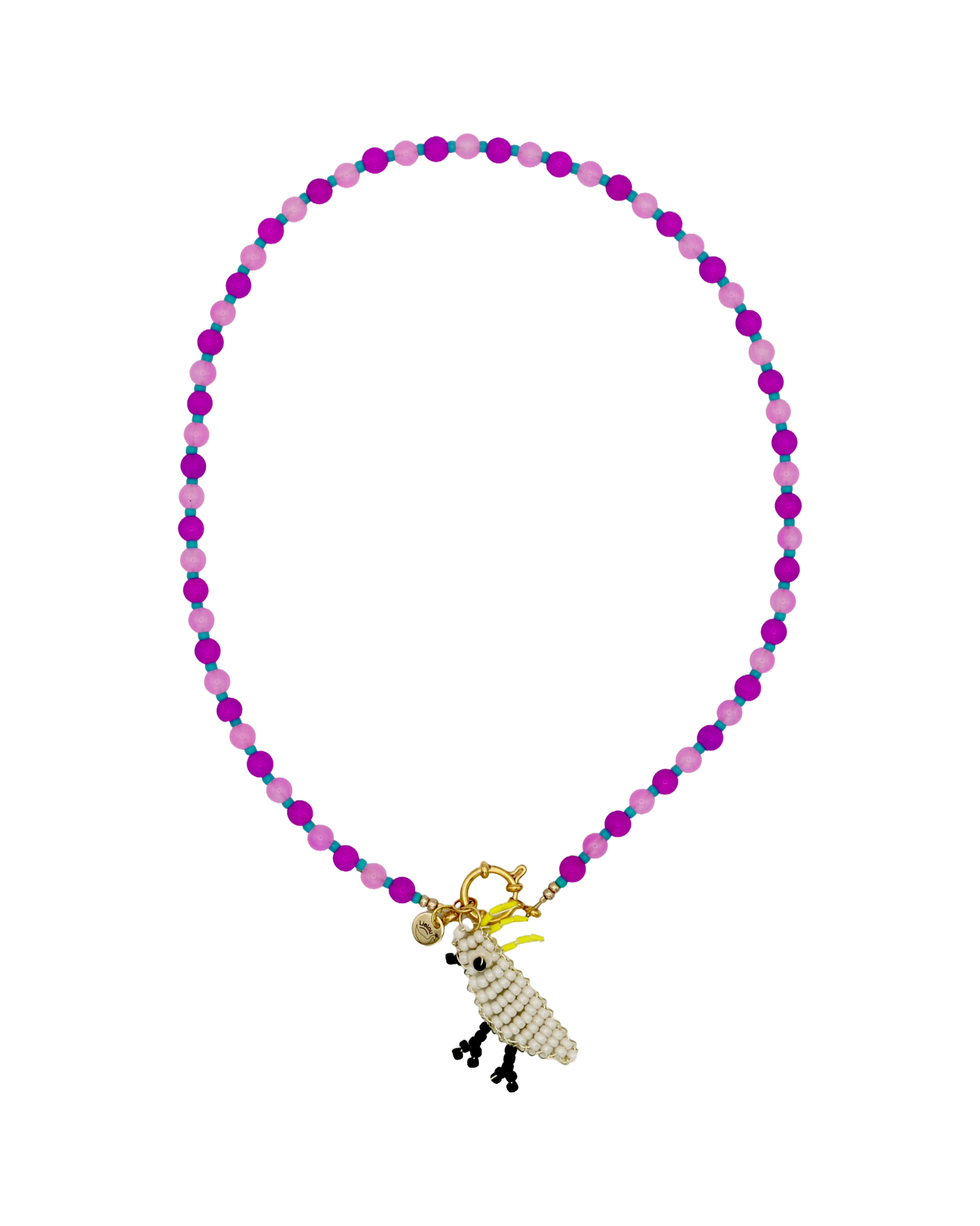 PURPLE/LILAC CHAIN ​​YELLOW-CRESTED COCKATOO LILO