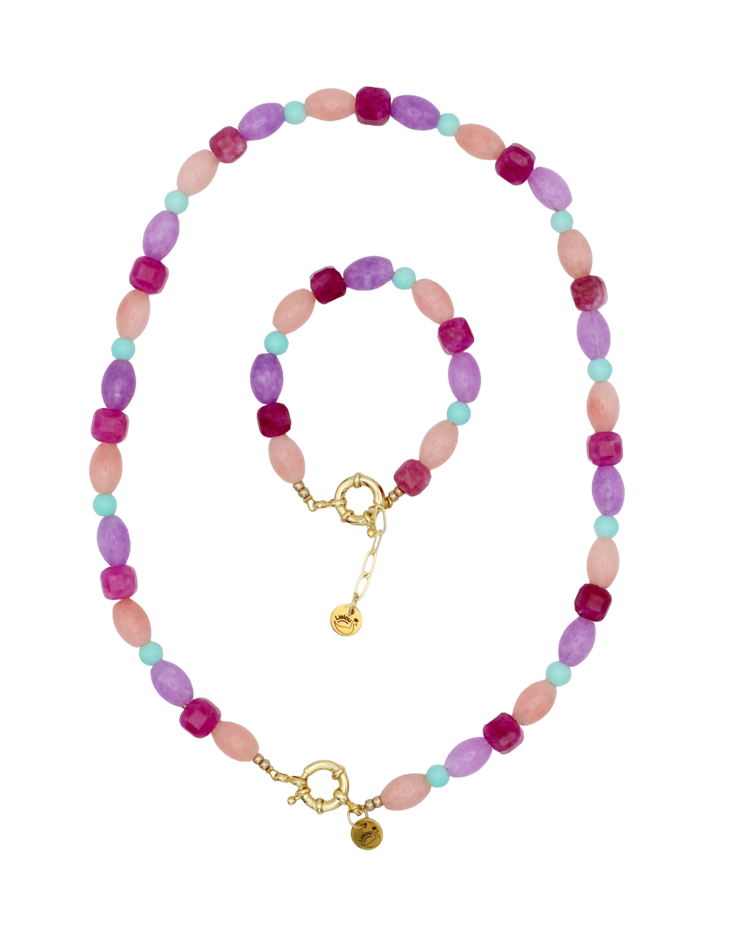 PASTEL ROSE KETTING