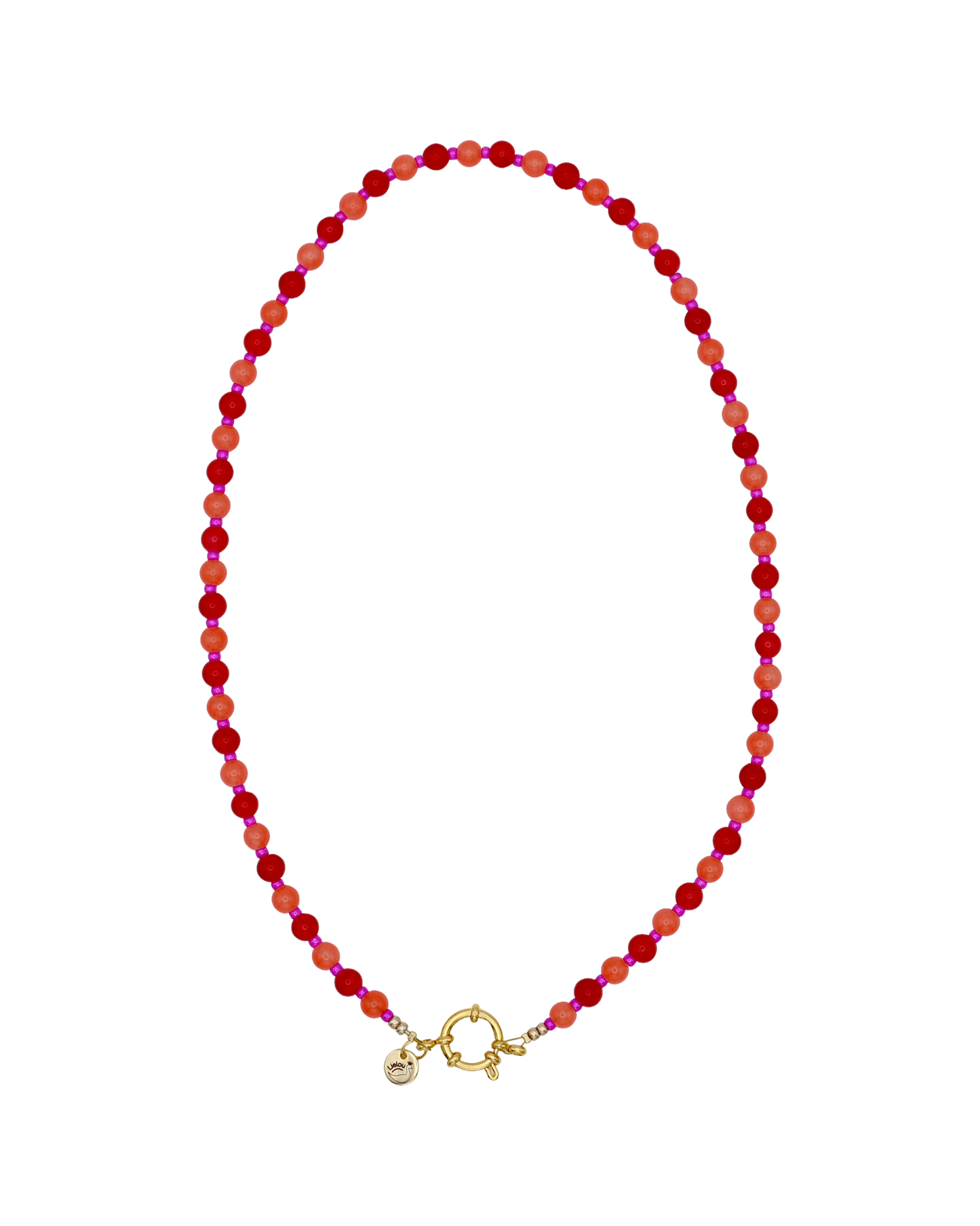 RED/ORANGE NECKLACE LINA