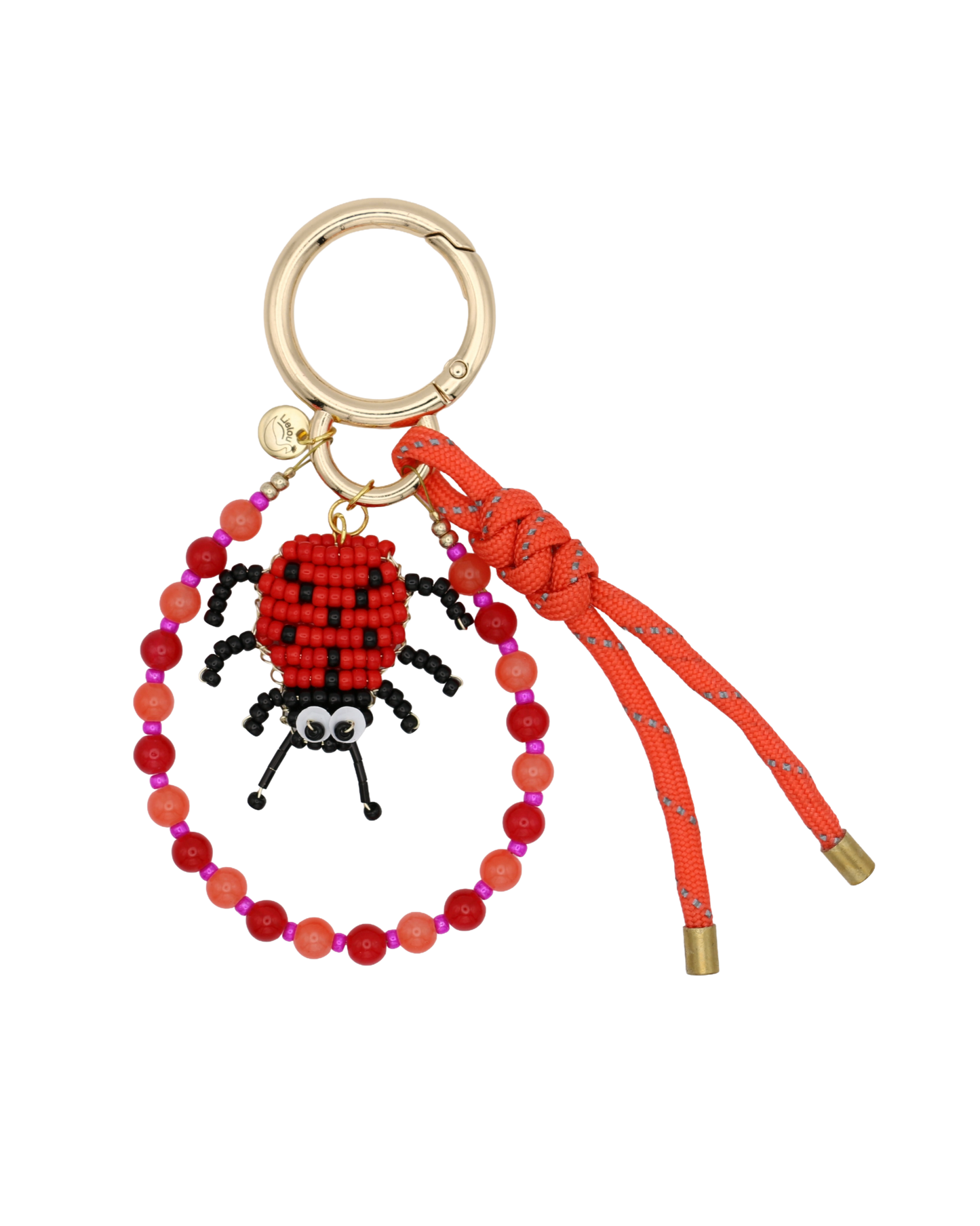 RED LADYBUG BAG CHARM LINA