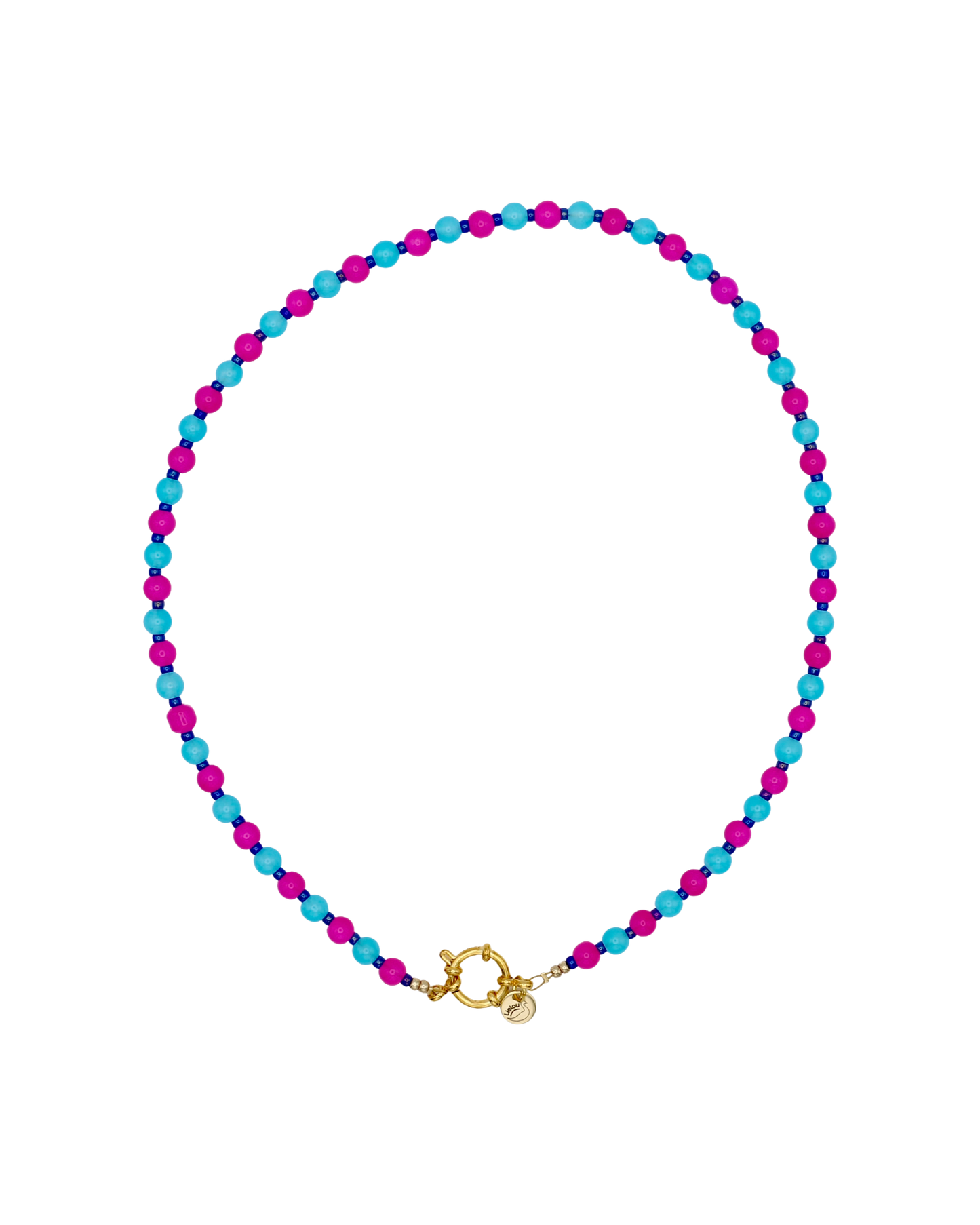 PINK/BLUE NECKLACE AURI