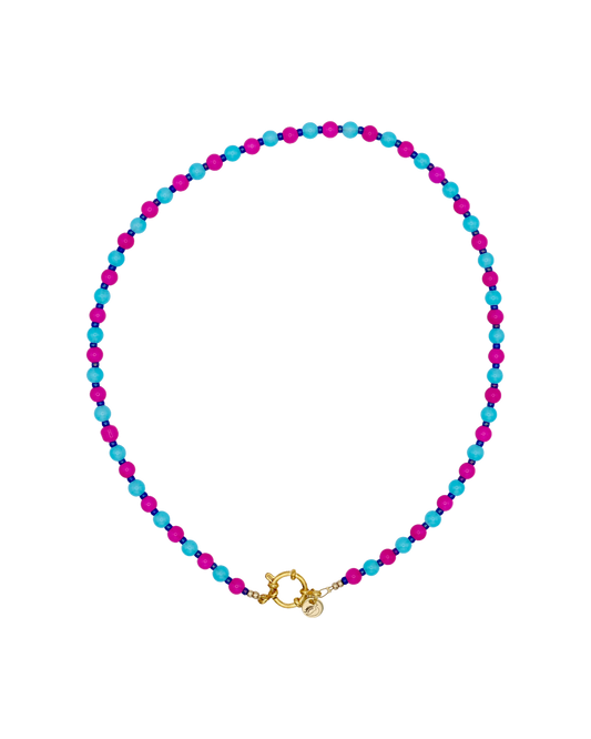 PINK/BLUE NECKLACE AURI