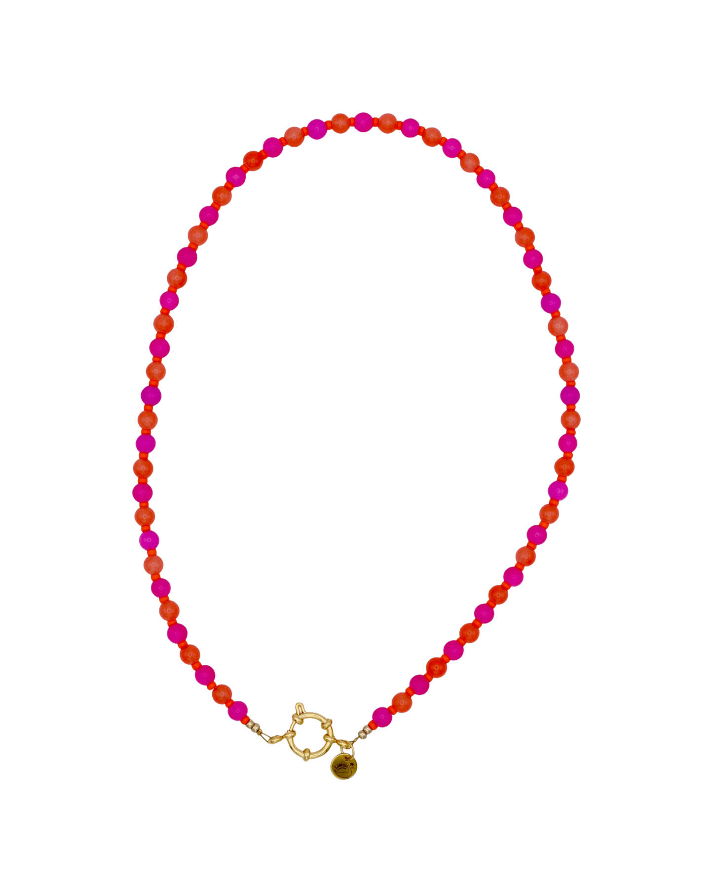 ROZE/ORANJE KETTING KAIA