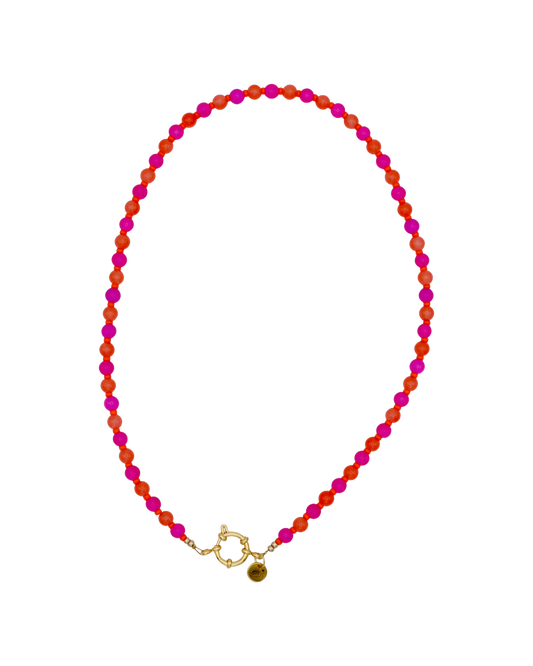 ROZE/ORANJE KETTING KAIA