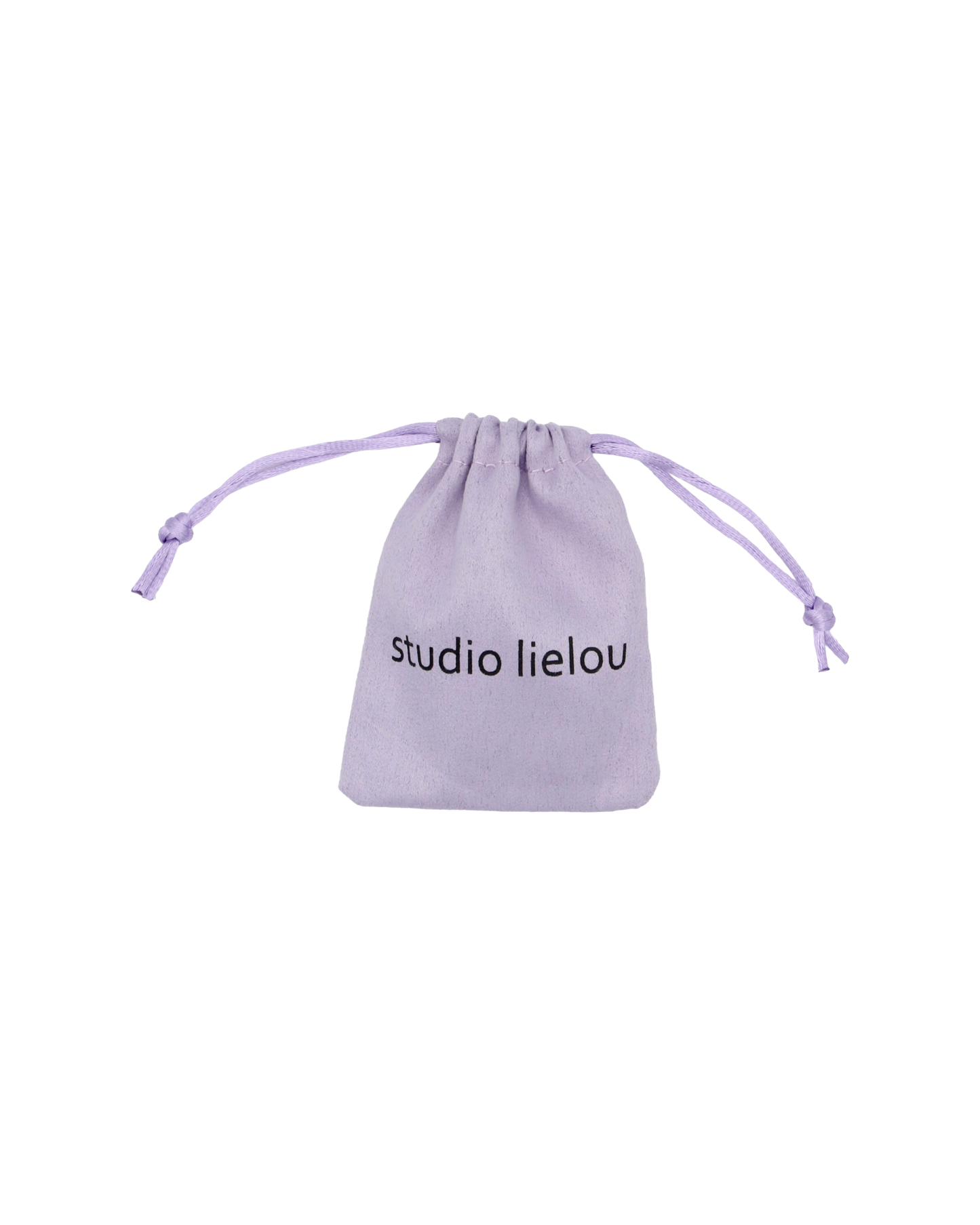 PLUM TRIANGLE STUD OORBELLEN