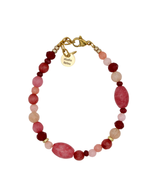 VERA BORDEAUX ROZE ARMBAND